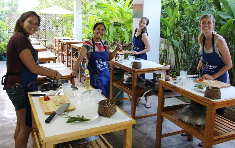 Cooking in Thailand