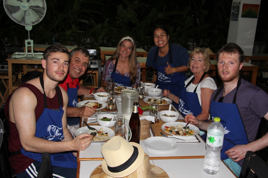 Chiang Mai Thailand Cooking School April 2-2015 Dinner