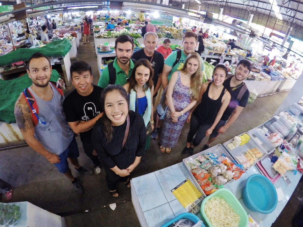Local Thai Market Tour with May. Chiang Mai, Thailand January 7-2018