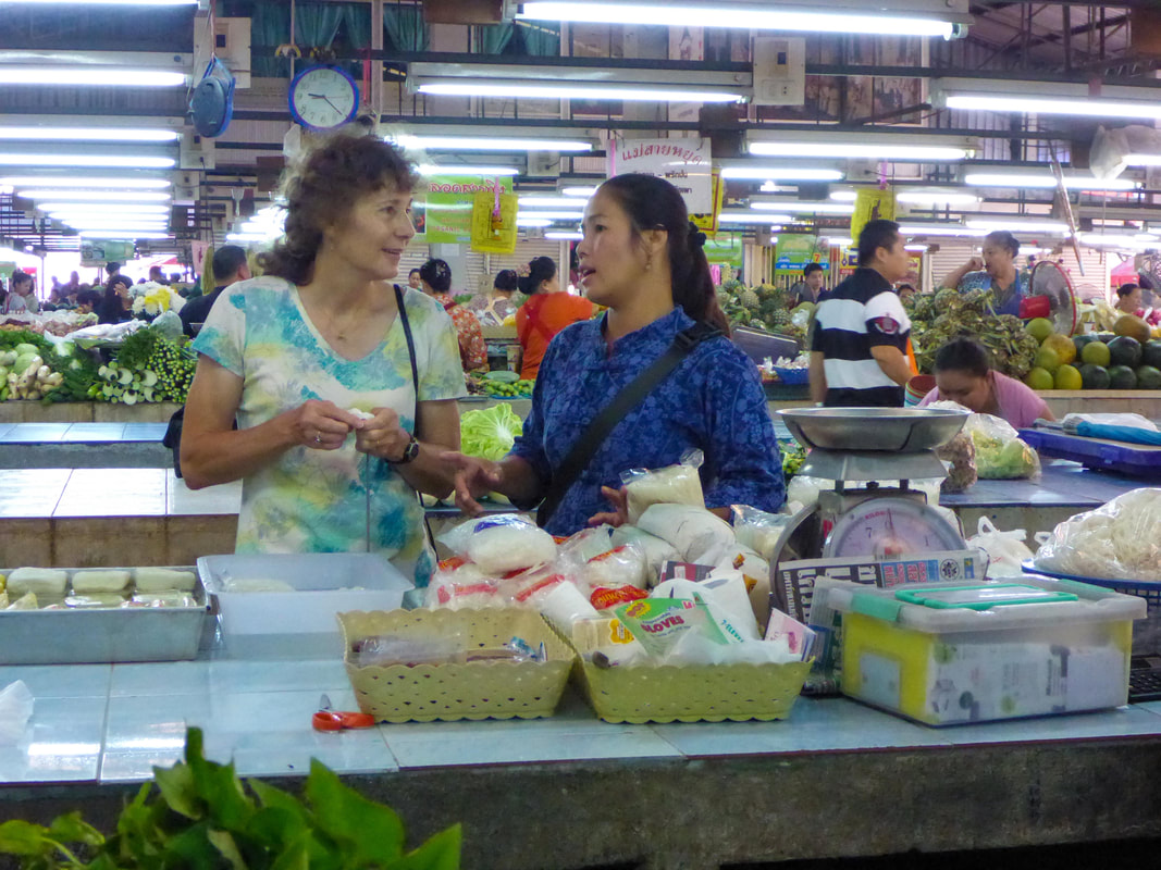 Local Thai Market Tour at the Sam Yaek Market in Chiang Mai Thailand Thai Cooking Class