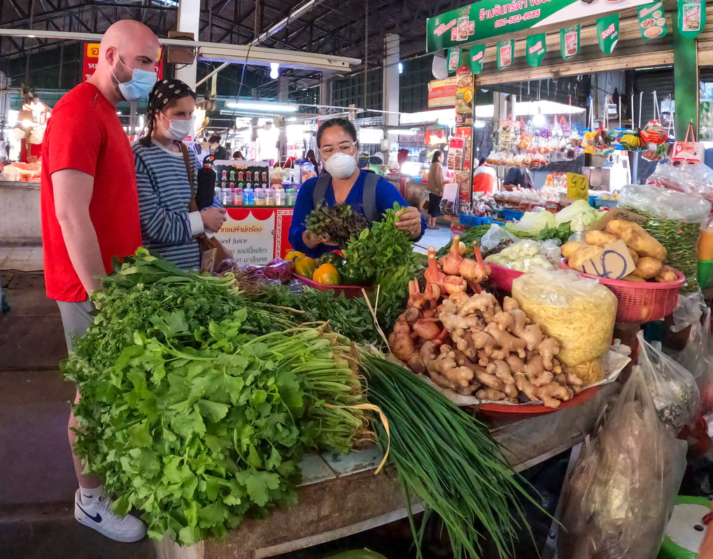 Thai Market Tour. 25-1-22