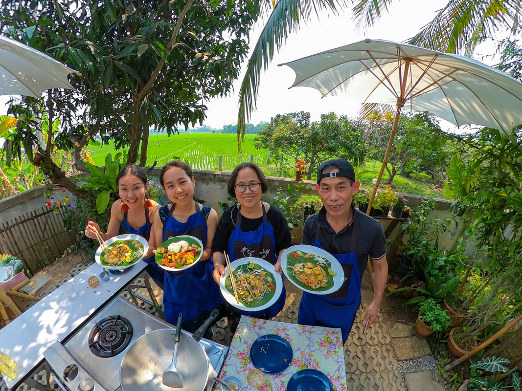 Thai Secret Cooking class and Organic Garden in Chiang Mai Thailand. 29 February 2020