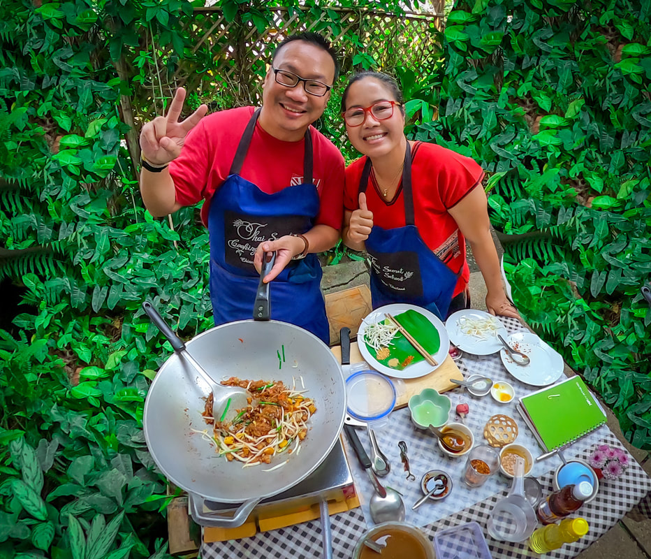 Thai Secret Cooking class and Organic Garden in Chiang Mai Thailand. 29 February 2020