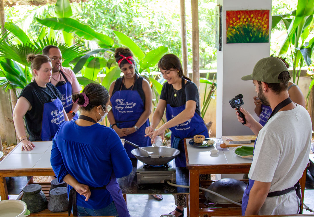 Thai Secret Garden and Cooking Class 4th of May 2022 Chiang Mai Thailand.
