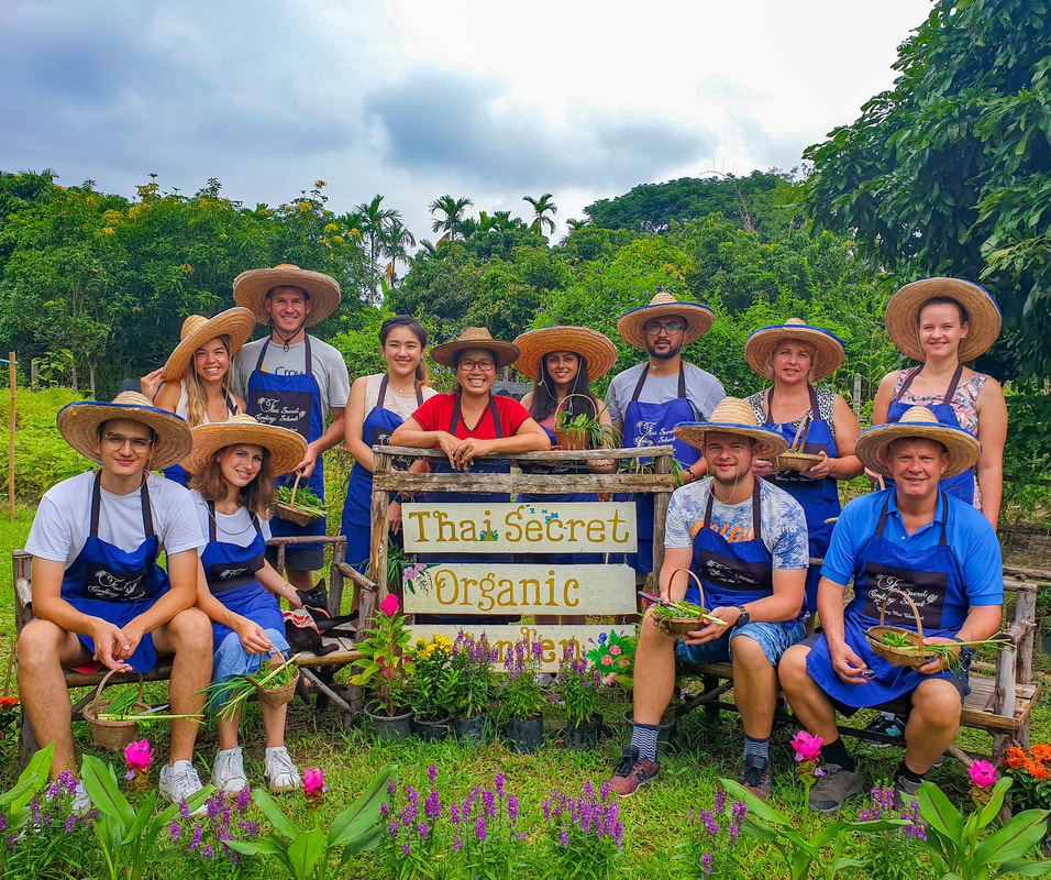 Thai Secret Cooking Class and Organic Garden