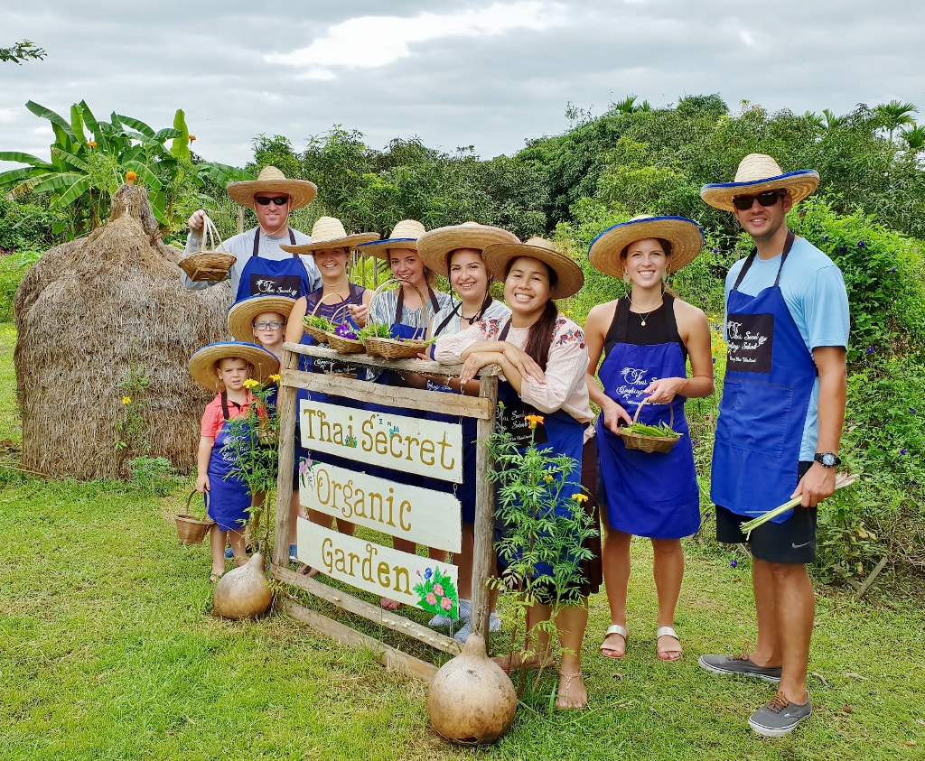 Thai Secret Cooking Class and Organic Garden 