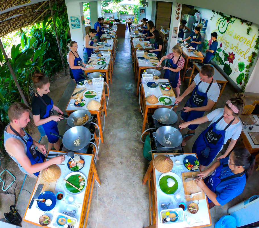 Thai Secret Cooking Class and Organic Garden Farm. July 15, 2019