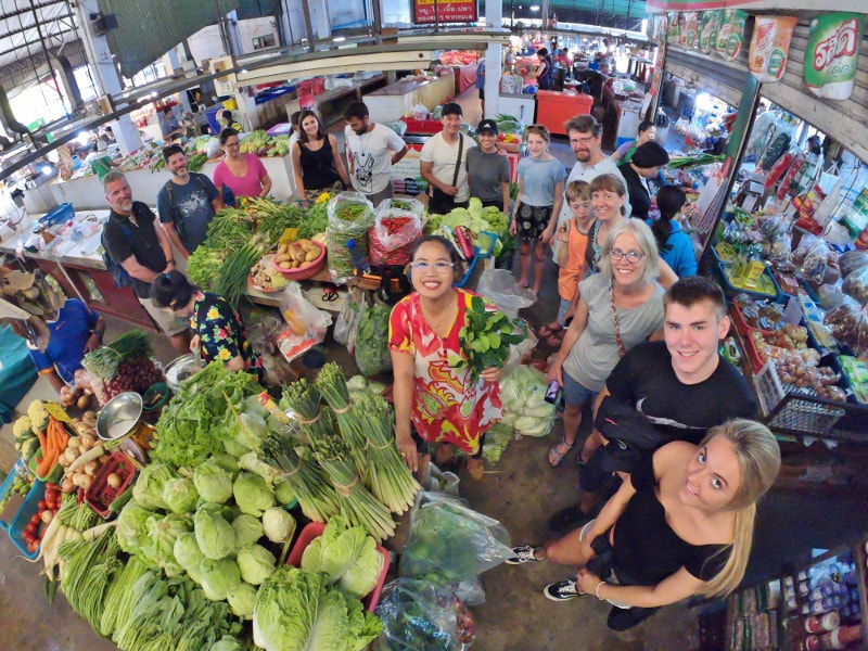 Thai Secret Cooking Class Market Tour