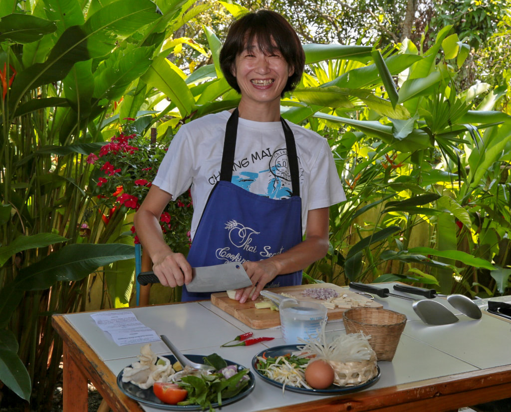 Thai Secret Cooking Class and Organic Garden Farm in Chiang Mai, Thailand. October 9-2018