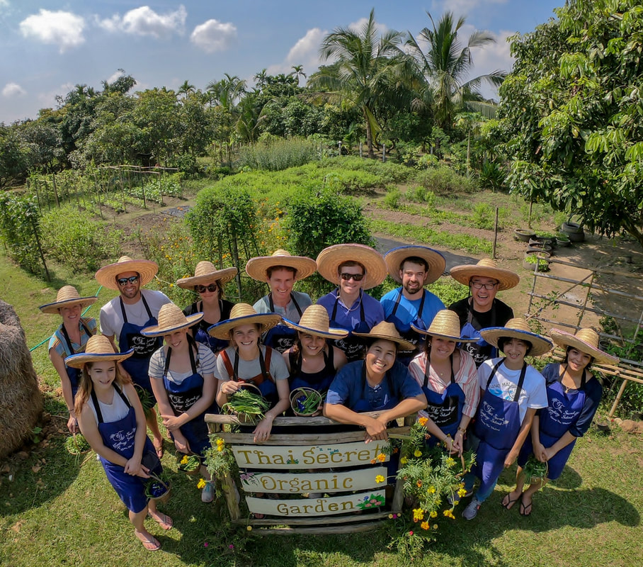 Thai Secret Organic Garden. Chiang Mai, Thailand. October 9th 2018