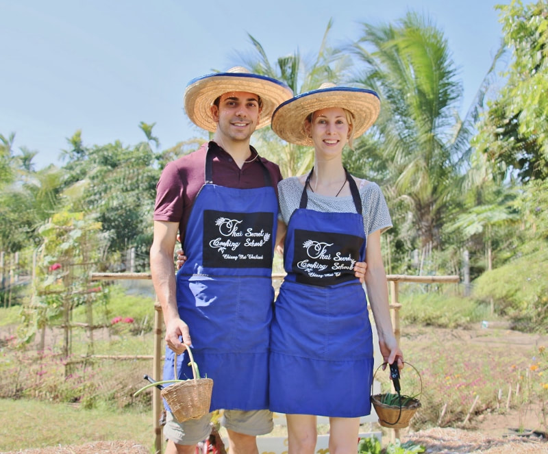 Thai Secret Cooking Class and Organic Garden.